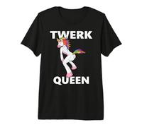 Twerk Queen, Twerking Unicorn Funny Dance T-Shirt Haut de Gamme