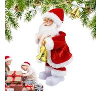 Twerking - de Père Noël électrique - 28 x 12 cm - Figurine de Noël automatique - Jouet de Noël en velours - Décoration dansante avec mouvement doux