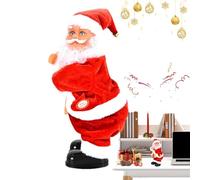 Twerking Santa Claus Twerking Toy Plush Figurine Animated Santa Dolls Dancing Christmas Santa Interactive Kids Santa Toys Christmas Decorations Fun Holiday Figurines Animated Plush Toys Santa Cl