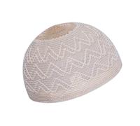 TWEW Chapeau de prière Kippa pour homme - Chapeau de prière traditionnel Kufi - Cadeau brodé - Chapeau de prière musulman