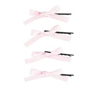 TWEW Lot de 4 nœuds en ruban polyvalents élégants des années 2000 avec clip latéral, épingles à cheveux polyvalentes, cool et élégantes
