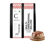 TWF Farine série C - 8714, 1 kg, levain et pains artisanaux | Farine à pain solide non blanchie | Alternative T65 (1 quantité)