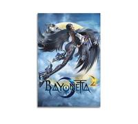 TWFSRXVWTS Poster décoratif sur toile Game Bayonetta 2 - Impression d'art moderne pour chambre à coucher - 40 x 60 cm