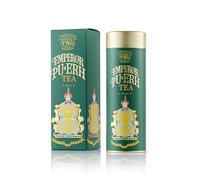 TWG Tea | Emperor Pu-Erh | Thé Noir | Fort et Terreux | Boîte Haute Couture, 100G | Coffret Cadeau