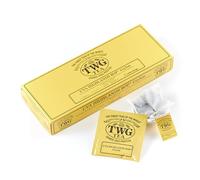TWG Tea | UVA Highlands Bop | Thé Noir | Infusion Dorée | 15 Sachets de Thé en Coton Cousus à la Main | Coffret Cadeau