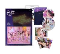 TWICE - 10th Mini Album [Taste of Love] (Fallen Ver.) Cover + Sleeve + Photobook + CD-R + Lenticular + Tasting Card + Coaster + Photocard + 2 Pin Button Badges