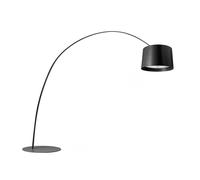 Foscarini Twice as Twiggy Terra Steh-/Bogenleuchte, noir