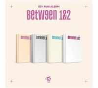 TWICE BETWEEN 1&2 11th Mini Album Random Version CD+1p Poster+1p Folding Poster On Pack+PhotoBook+1p Polaroid+Crosscode Postcard+1ea Sticker+5p PhotoCard+1ea Heart Glass+1p Message+Tracking Sealed