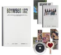 Twice - [Between 1&2] (Cryptography Ver.)Photobook + Cd-R + Box + Polaroid + Postcard + Sticker + Mes Photocard + Heart Glass + Folded Poster + Photocard + 2 Pin Button Badges[L323]
