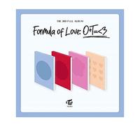TWICE Formula of Love: O+T=<3 3rd Album FULL OF LOVE Ver CD+Book+1p Index Photo Paper+2p Scientist ID Card+1p D.I.Y Sticker+1p Break Scratch Card+4p Card+Tracking Sealed