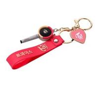 Twice Porte-clés en Souple Silicone Frusde Bâton d'acclamation de ventilateur - rouge Multicolore G