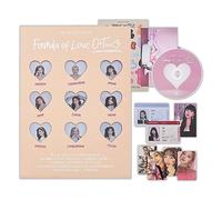 TWICE - THE 3RD ALBUM [Formula of Love: O+T=< 3] (Full of Love Ver.) Photobook + CD-R + Index Photo Paper + Scientist ID Cards + D.I.Y Sticker + Break Scratch Card + Photocard + 2 Pin Badges
