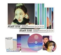 TWICE - TWICE - 12th Mini Album [READY TO BE] (Digipack Ver. - Random Ver.) Photobook + CD-R + Photocard + Folded Poster + Sticker + Mini Postcard + Unit Photocard + 2 Pin Button Badges