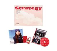 TWICE - TWICE - 14th Mini Album [STRATEGY] (Step 1 Ver.) Out Box + Photobook + CD-R + Lyrics Letter + Photocard + Ornament + Folded Poster + 5 Extra Photocards