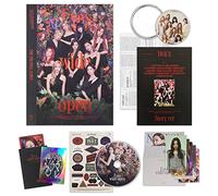 TWICE - TWICE 2nd Album - EYES WIDE OPEN [ STORY ver. ] CD + Photobook + Message Card + Lyric Poster + Sticker + Photocards
