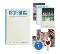 TWICE - TWICE - [BETWEEN 1&2] (Pathfinder Ver.)Photobook + CD-R + BOX + Polaroid + Postcard + Sticker + Message Photocard + Heart Glass + Folded Poster + Photocard + 2 Pin Button Badges
