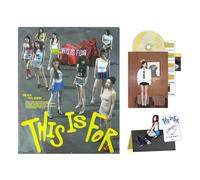 TWICE - TWICE - The 4th Full Album [THIS IS FOR] (IS Ver.) Photobook + PVC Cover + Folded Poster + CD-R + Mini Paper Standee + 5 Extra Photocards