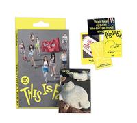 TWICE - TWICE - The 4th Full Album [THIS IS FOR] (POLAROID Ver. / IS Ver.) Out BOX + Lyric Book + Sticker + QR Card + Manual Card + 5 Extra Photocards