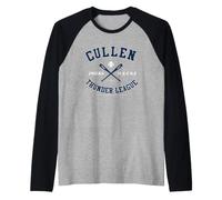 Twilight Cullen Thunder League Forks WA Baseball Manche Raglan