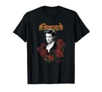 Twilight Edward Goth Print with Roses Vintage Movie T-Shirt