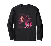 Twilight Emmet Cullen Crush Pink Hearts Vampire Movie Manche Longue