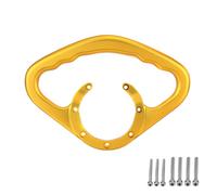 Twilight Garage Poignée de réservoir de gaz CNC pour passager arrière de moto - 7 trous - Compatible avec Honda CBR600 CBR900 CBR929 CBR954 CBR250 CBR400 CBR1000 CBR1100 - Doré