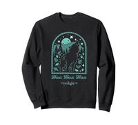 Twilight Howling Wolf Illustration HOA HOA HOA Season Movie Sweatshirt