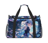 Twilight - Sac de voyage avec imprimé Serenade pour homme et femme, sac de voyage pliable et sac fourre-tout spacieux pour le rangement d'articles de toilette, noir, taille L, Noir , L