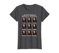 Twilight Saga The Many Moods of Bella Swan Meme Movie T-Shirt, Femme, Chiné Foncé, XS