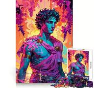 Twilight Vineyard︰ L'éclat de Dionysos Puzzle de 1000 pièces pour Adultes Activité de Loisirs et de réflexion logique Découpe soignée Cadeau d'anniversaire (38x52cm)