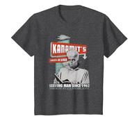 Twilight Zone Kanamit's Diner T-Shirt, Enfant, Chiné Foncé, 12 Ans