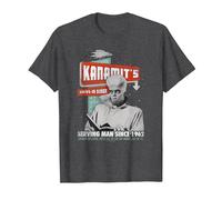 Twilight Zone Kanamit's Diner T-Shirt, Homme, Chiné Foncé, M