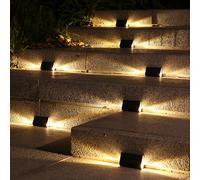 Lumisky Lot de 4 appliques murales solaires TWILY H6c noir LED