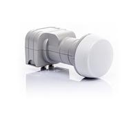 Twin 2 convertisseur abaisseur de fréquence Low Noise Block (LNB) Gris, Blanc