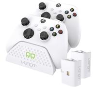 Twin Charging Dock With 2 X Rechargeable Battery Packs - White (Xbox Series X & S/Xbox One)