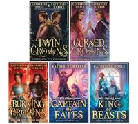 Twin Crowns Series 5 Books Collection Set By Katherine Webber and Catherine Doyle (Twin Crowns, Cursed Crowns, Burning Crowns, Captain of Fates & King of Beasts)