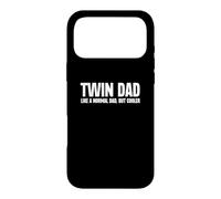 Twin Dad Like A Normal Dad But Cooler Funny Father Humour Coque pour iPhone 17 Pro Max