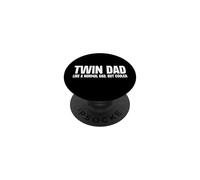 Twin Dad Like A Normal Dad But Cooler Funny Father Humour PopSockets PopGrip Adhésif
