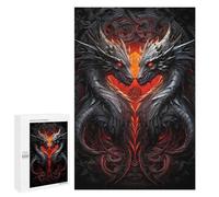 Twin Devil Dragon Puzzle-Image pour Adultes, 1000 PCS - Cadeau De Pendaison De Crémaillère, pour Jouer Seul Ou À Plusieurs