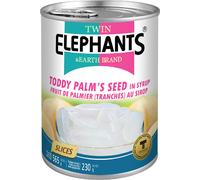 TWIN ELEPHANTS Fruit du palmier en tranches en sirop 565g