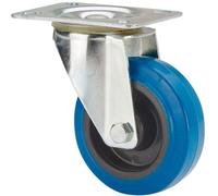 twin-lex série 129 - Roulette pivotante ø 100 polypropylène + gomme