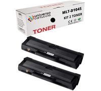 Twin-Pack MLT-D1042S Toner Laser Compatible pour Samsung ML-1660 ML-1661 ML-1665 ML-1666 ML-1670 ML-1675 ML-1860 ML-1865 ML-1865W SCX-3200 SCX-3201 SCX-3205 SCX-3205W SCX-3206 SCX-3217 SCX-3218