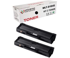 Twin-Pack MLT-D1042S Toner Laser Compatible pour Samsung ML-1660 ML-1661 ML-1665 ML-1666 ML-1670 ML-1675 ML-1860 ML-1865 ML-1865W SCX-3200 SCX-3201 SCX-3205 SCX-3205W SCX-3206 SCX-3217 SCX-3218