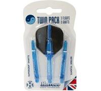 Twin Packs Harrows (3 Shafts SUPERGRIP+3 Ailettes RETINA) AQUA Multicolore G