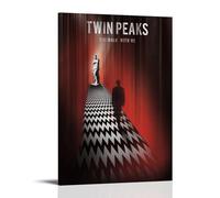 Twin Peaks Autocollants muraux imperméables haute définition pour chambres/magasins, résistants à l'humidité et à la décoloration, emballage exquis, parfait pour offrir en cadeau, style cadre, 50,8 x