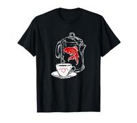 Twin Peaks Coffee Cup And Fish Outlines T-Shirt