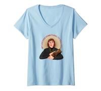 Twin Peaks Log Lady T-Shirt avec Col en V
