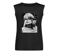 Twin Peaks Retro Laura Palmer Fire Walk with Me Mens Cotton Sleeveless T-Shirt Black Vest Tank Clothes Tees S