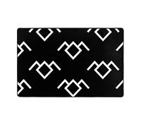 Twin Peaks Tapis de sol antidérapant en flanelle Motif chouette 152,4 x 99,1 cm, convient pour le salon, le bureau, la table basse, le lit, le balcon.