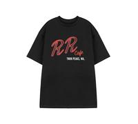 Twin Peaks Tee-Shirt Graphique | Haut Classique de l'émission télévisée Black RR Cafe | Chemise à Enfiler à Manches Courtes et col Rond Unisexe pour Adultes